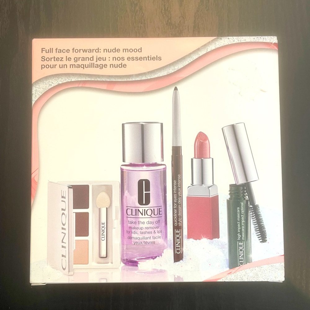 Clinique Full Face Forward: Nude Mood - full face makeup set (6 piece)